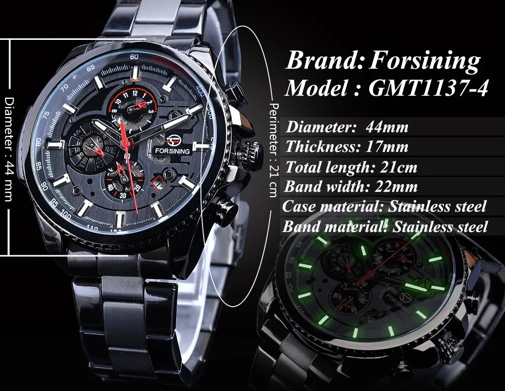 Forsiningm- DOMINIUM - Hand Wind - Watch 44m Dial