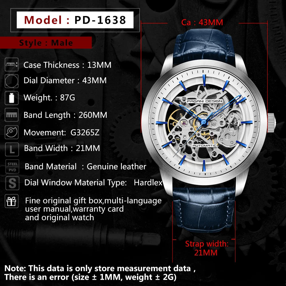 PAGANI DESIGN - STRATEK - Watch 43mm Dial