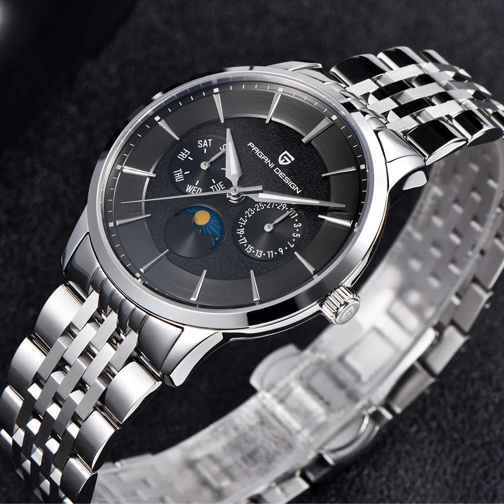 Pagani Design -LUNIVAR - Watch 40mm Dial - Solunar Dial