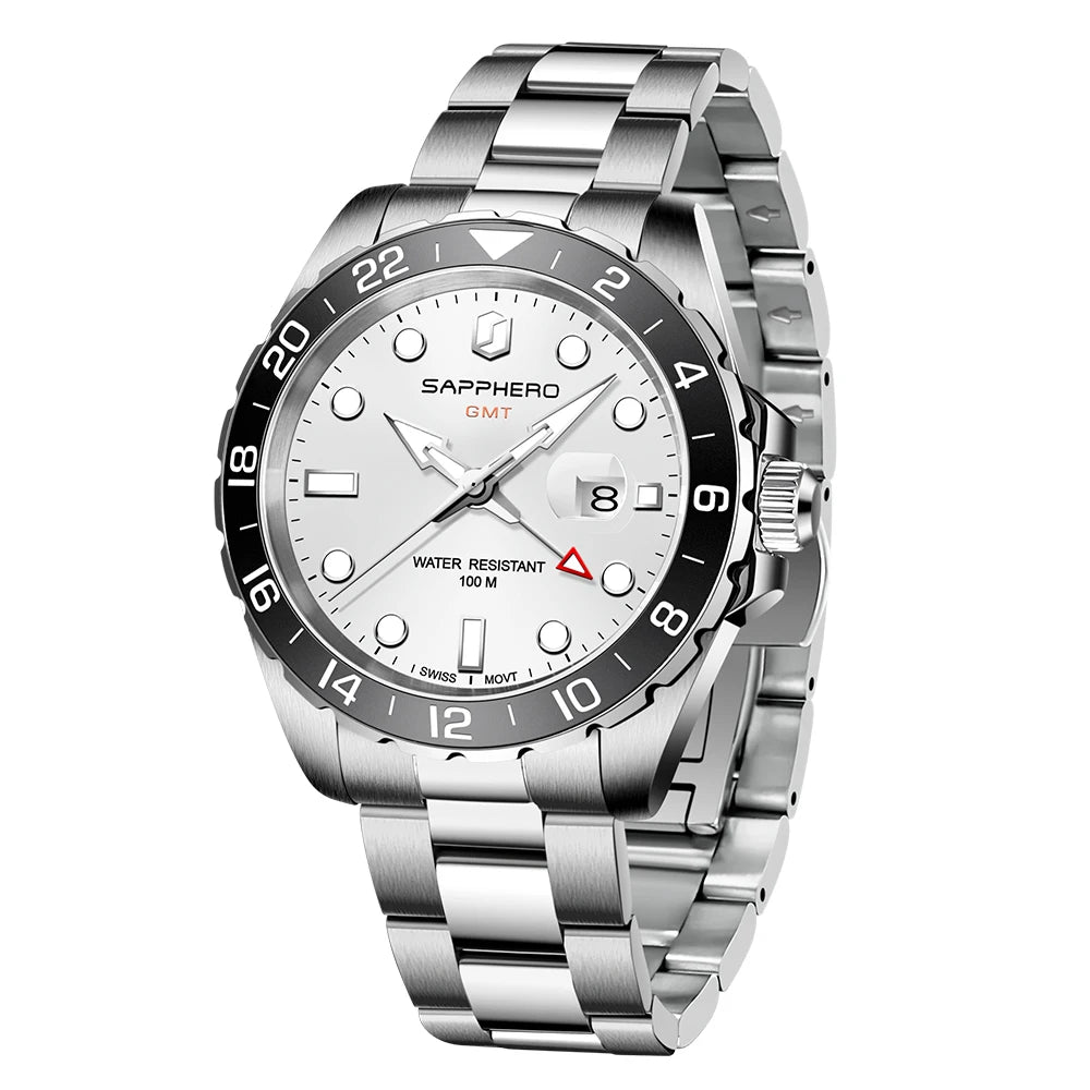 SAPPHERO - JETSTREAM - GMT Watch 41mm Dial