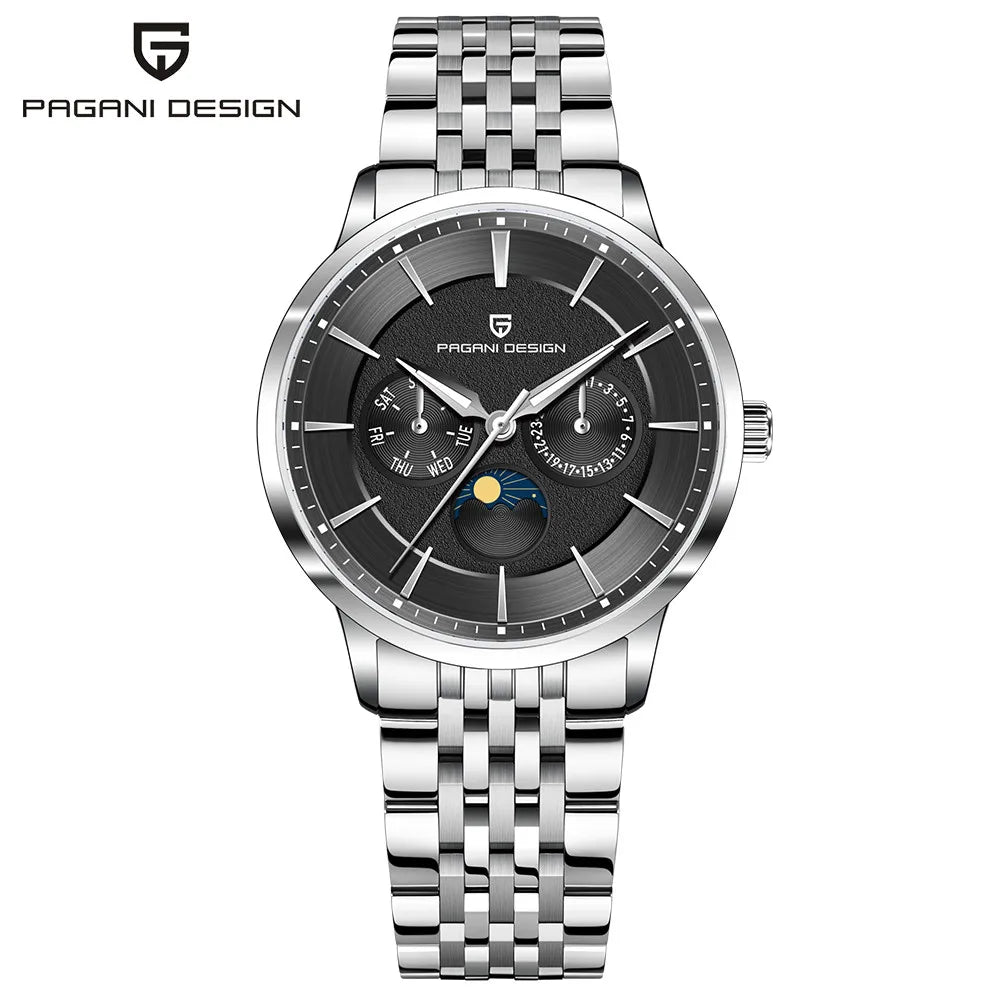 Pagani Design -LUNIVAR - Watch 40mm Dial - Solunar Dial