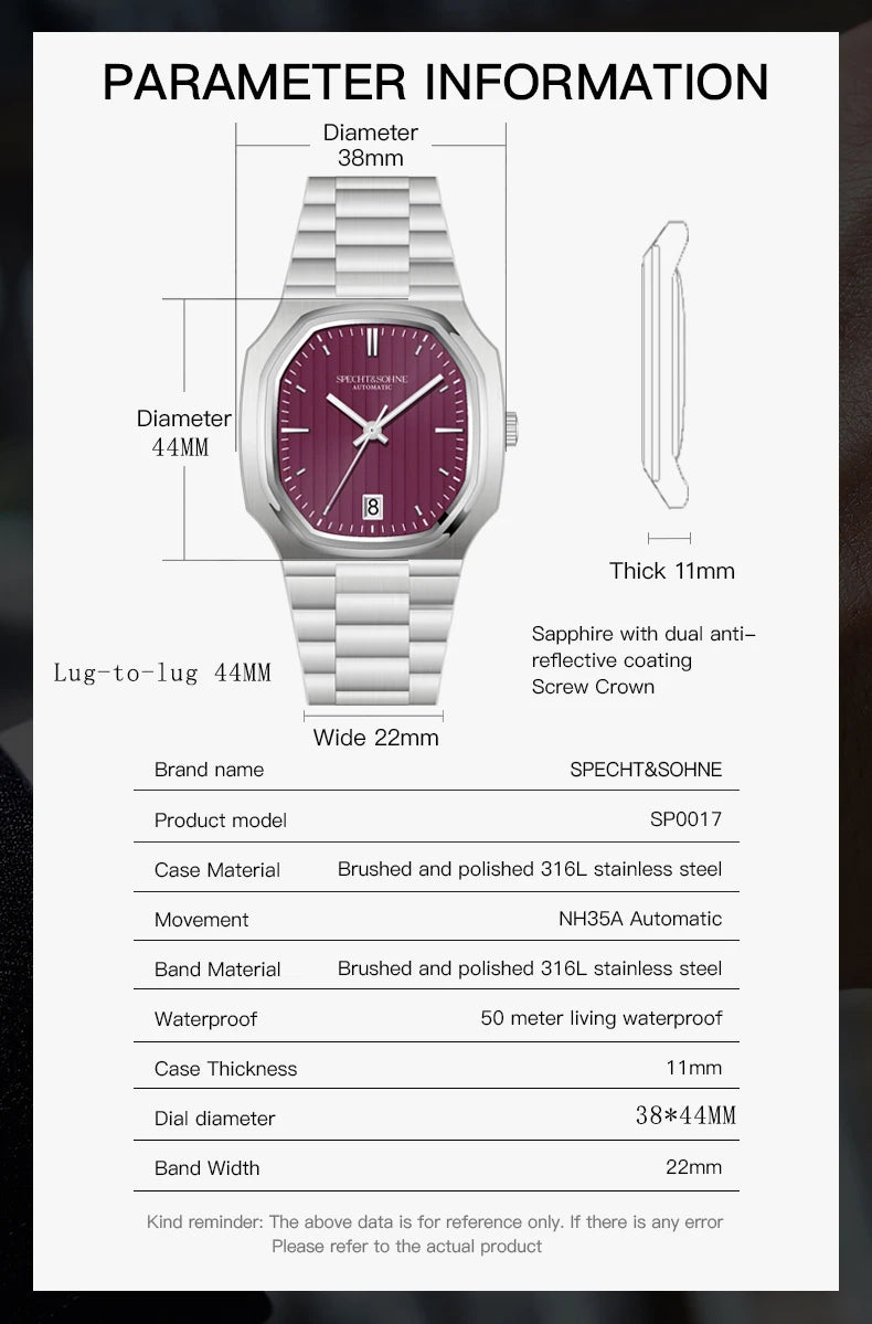 Specht & Sohne - AURELIAN - 38mm Dial
