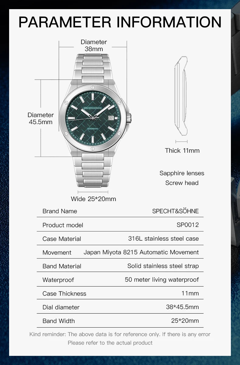Specht & Sohne - MONTARO - 38mm Dial