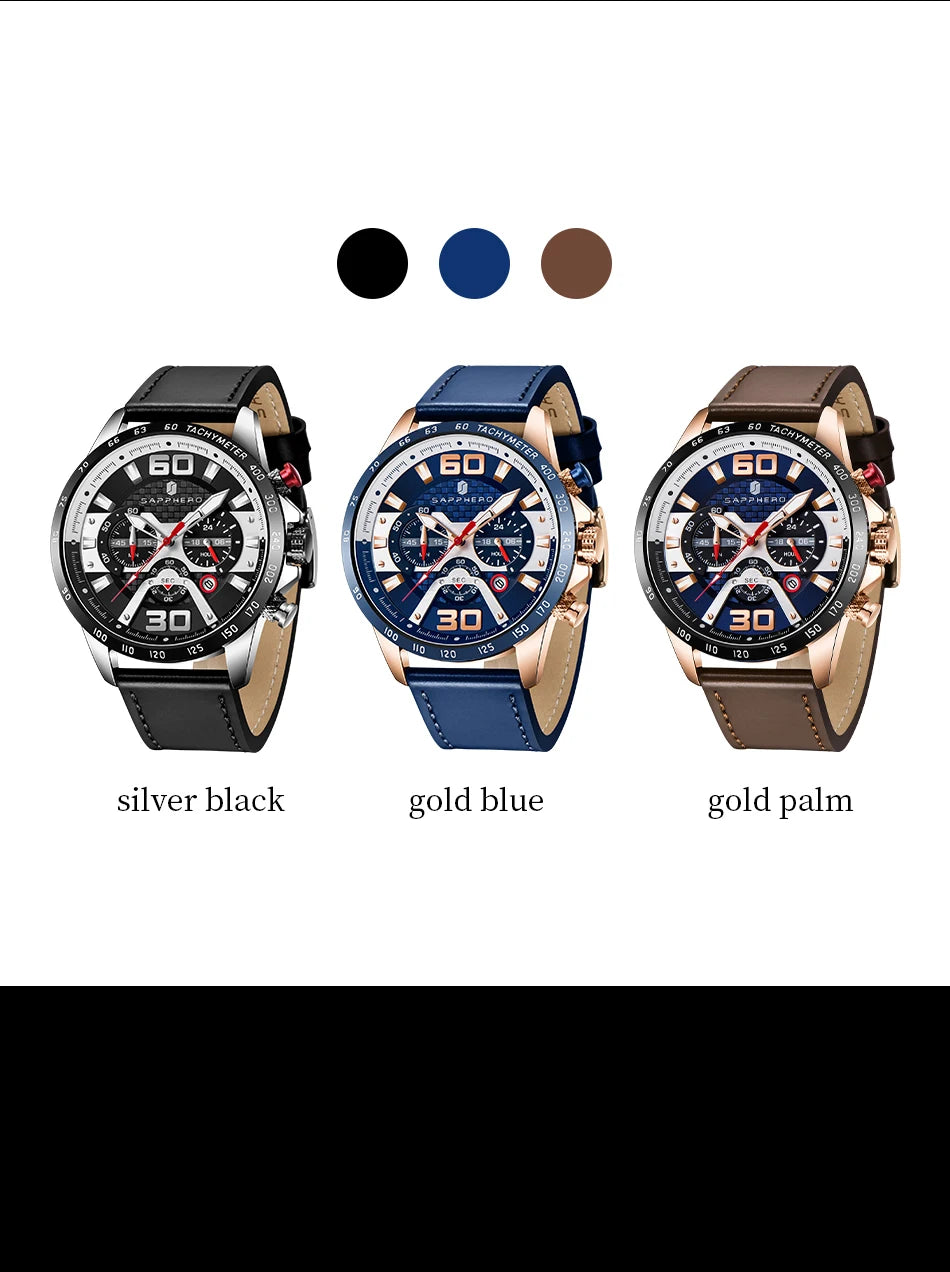 SAPPHERO - HALDEN - Watch 48mm Dial