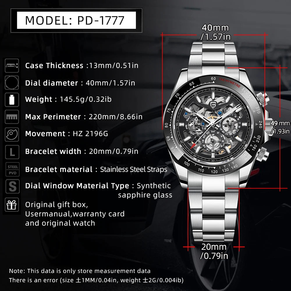 PAGANI DESIGN - IRONVEIL - Watch 40mm Dial