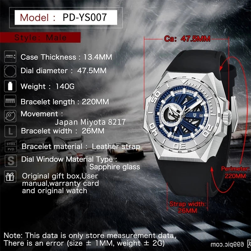 PAGANI DESIGN - BRAVIX - Watch 47.5mm Dial