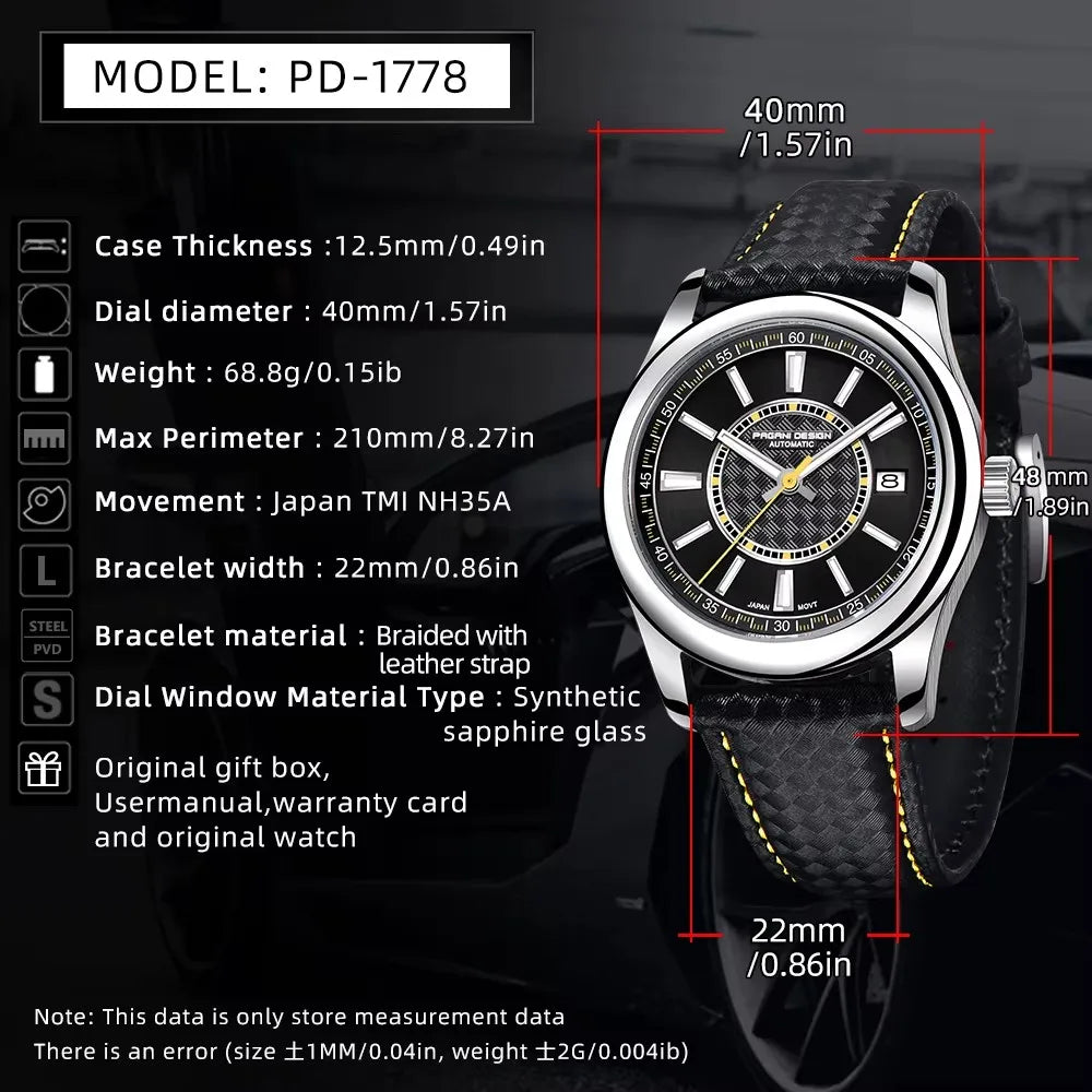 PAGANI DESIGN - SOLENNE - Watch 40mm Dial