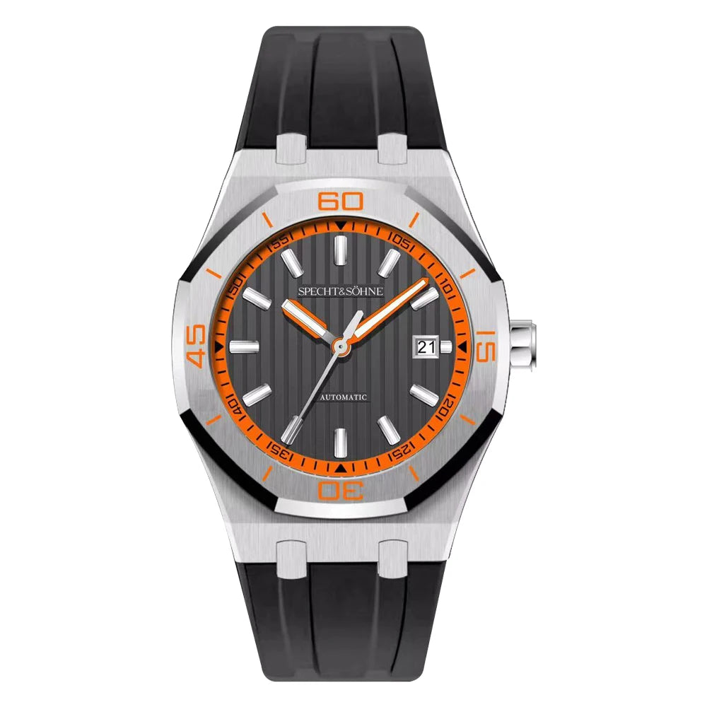 Specht & Sohne - LUCENT - 40mm Dial Silicone Wrist Strap