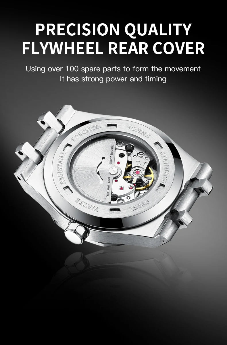 Specht & Sohne - LUCENT - 40mm Dial Silicone Wrist Strap