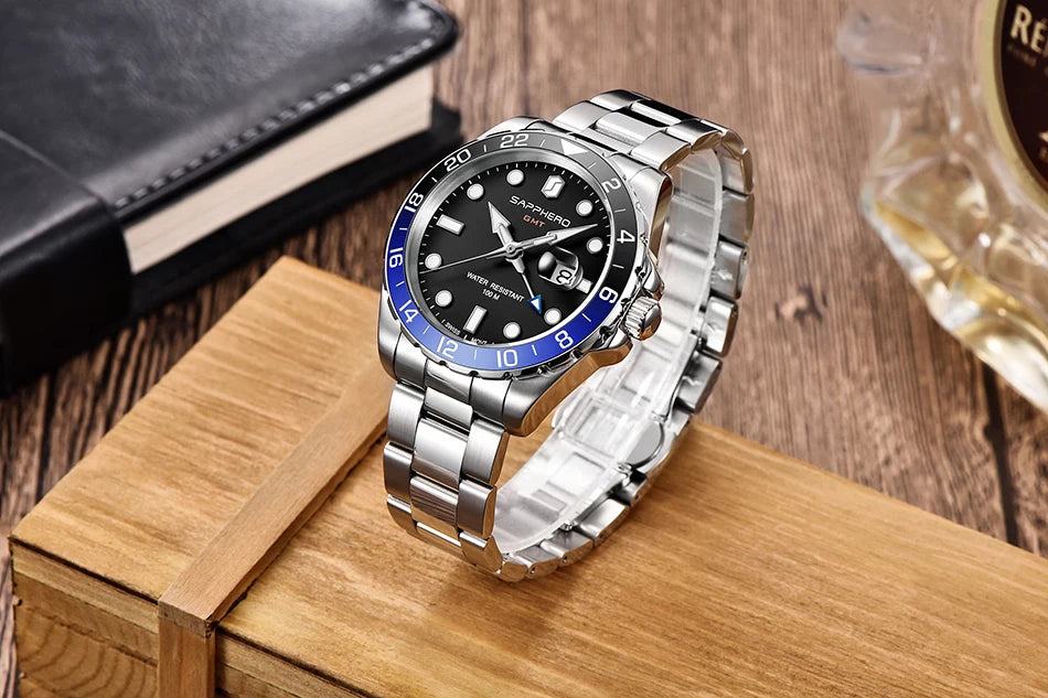 SAPPHERO - JETSTREAM - GMT Watch 41mm Dial