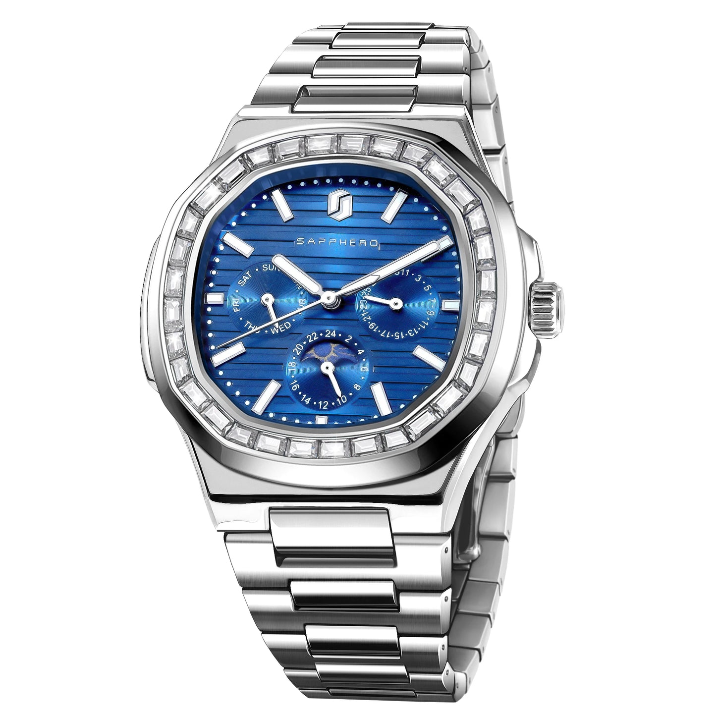 SAPPHERO - SILVARRA - watch 42mm Dial