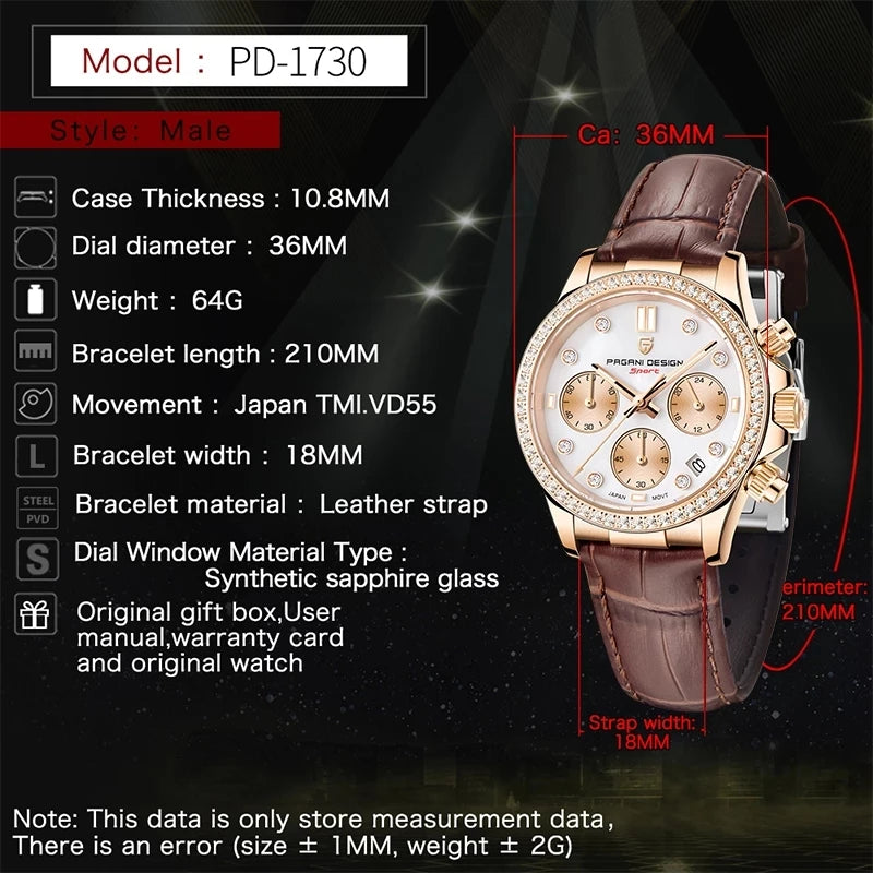 PAGANI DESIGN - CELESTIQUE - Women's Watch 36mm Dial