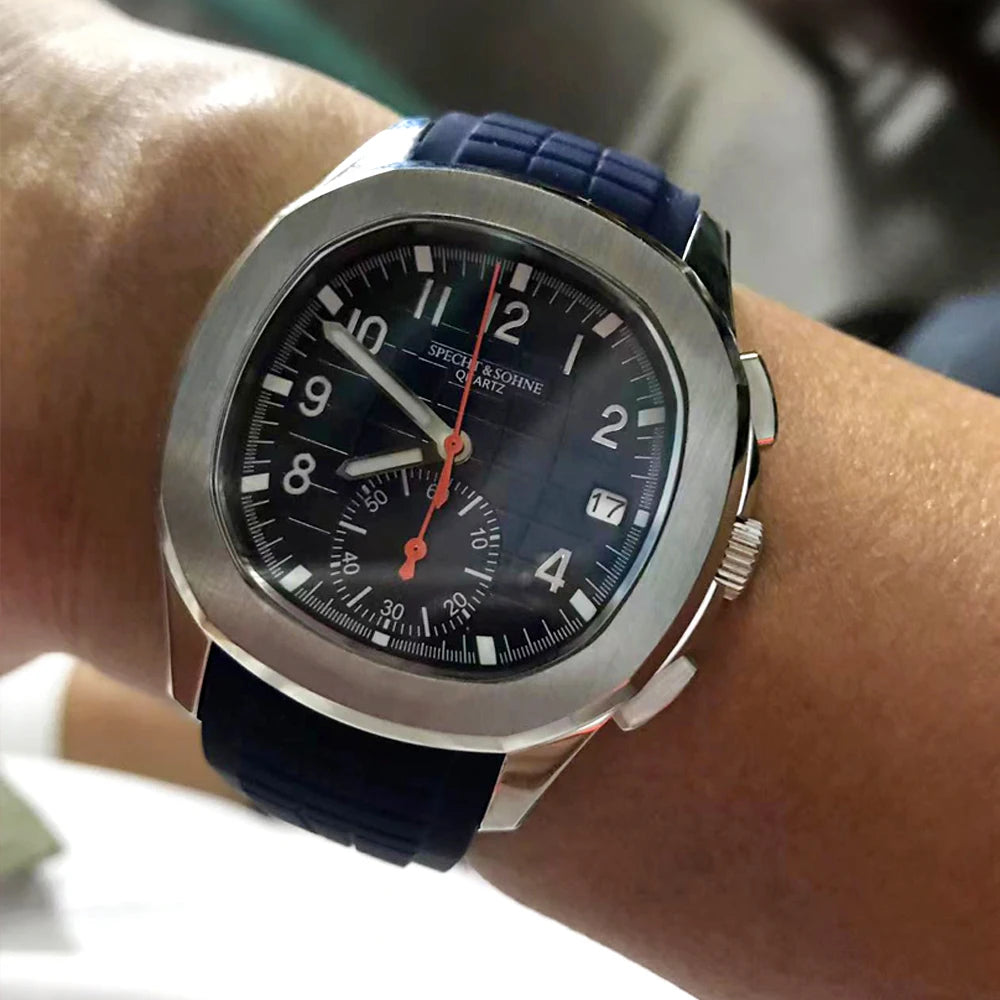 Specht & Sohne - ATLAS - Rubber Strap 42mm Dial