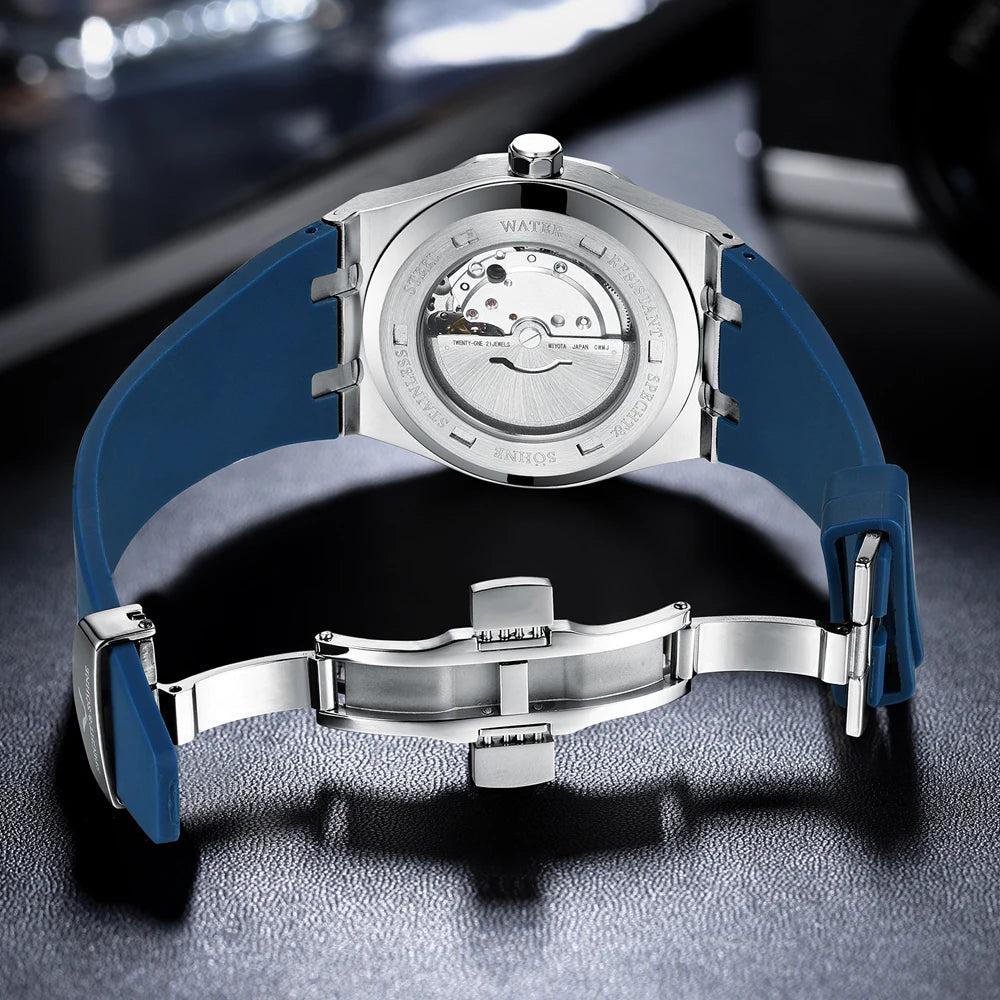 Specht & Sohne - LUCENT - 40mm Dial Silicone Wrist Strap