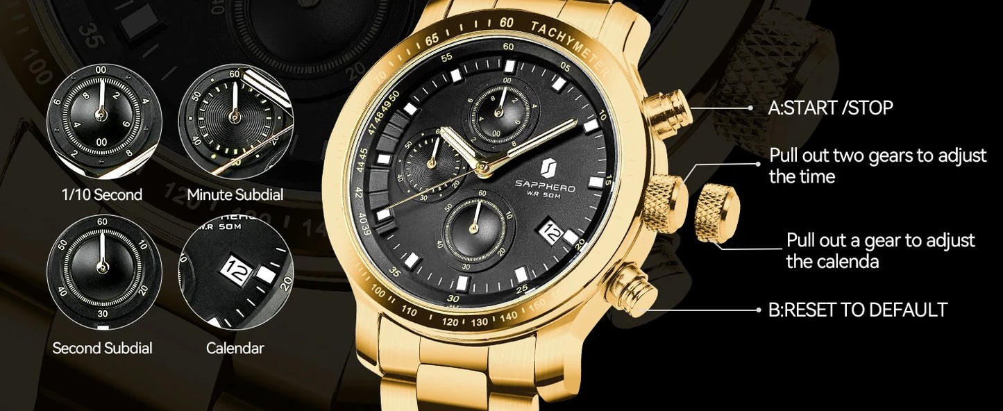 SAPPHERO - VANTO - Watch 42mm Dial