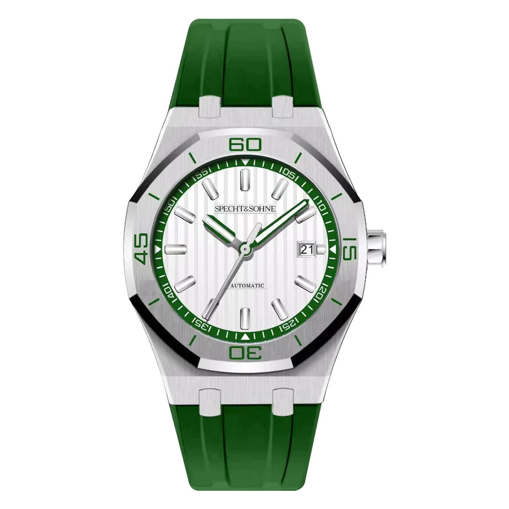 Specht & Sohne - LUCENT - 40mm Dial Silicone Wrist Strap