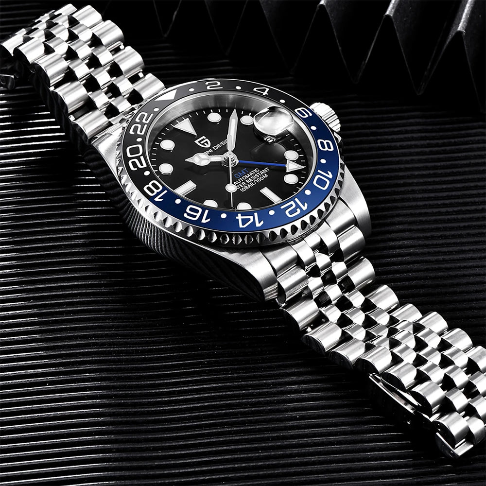PAGANI DESIGN V3 GMT - Jubilee 5 Link Bracelet - Watch 40mm Dial