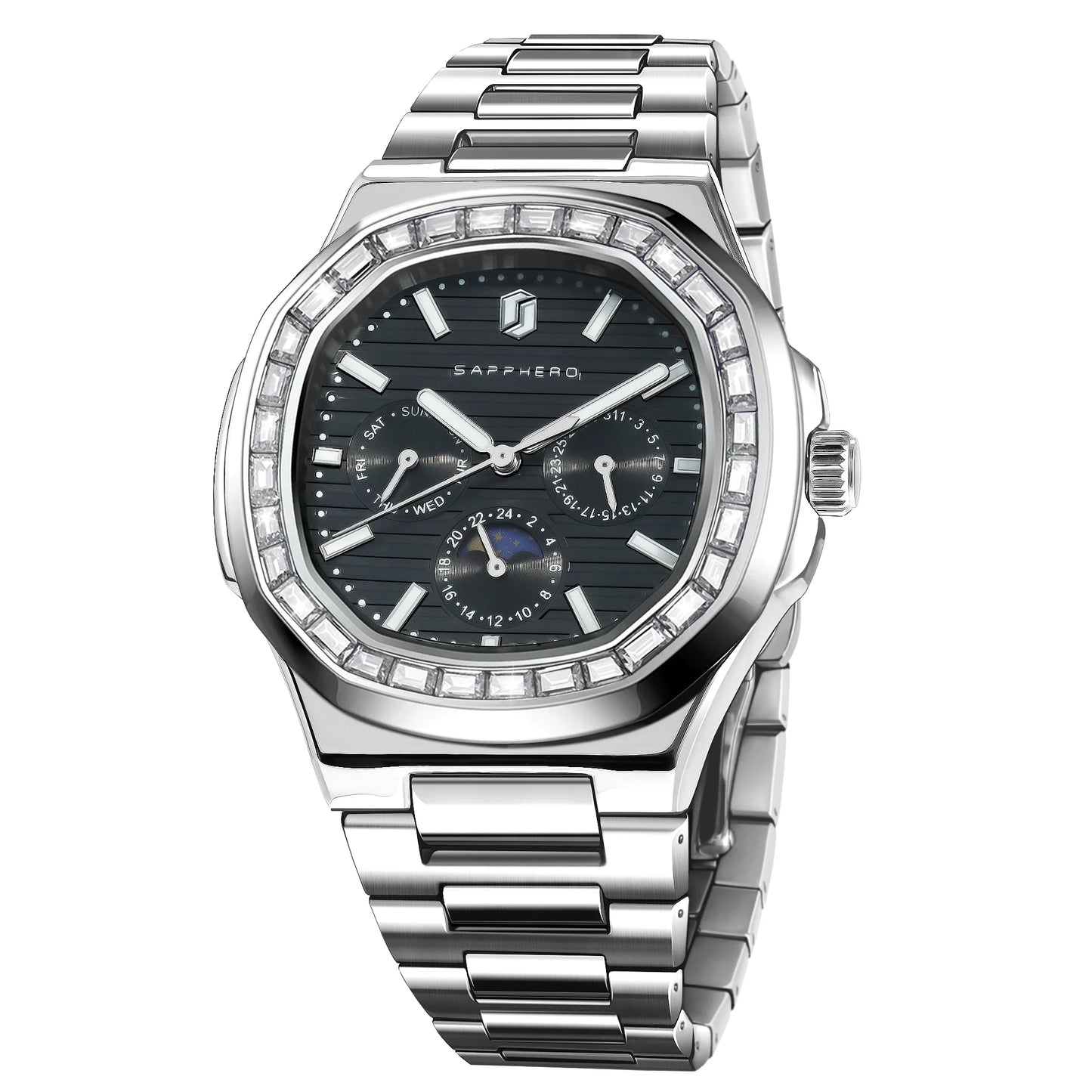 SAPPHERO - SILVARRA - watch 42mm Dial