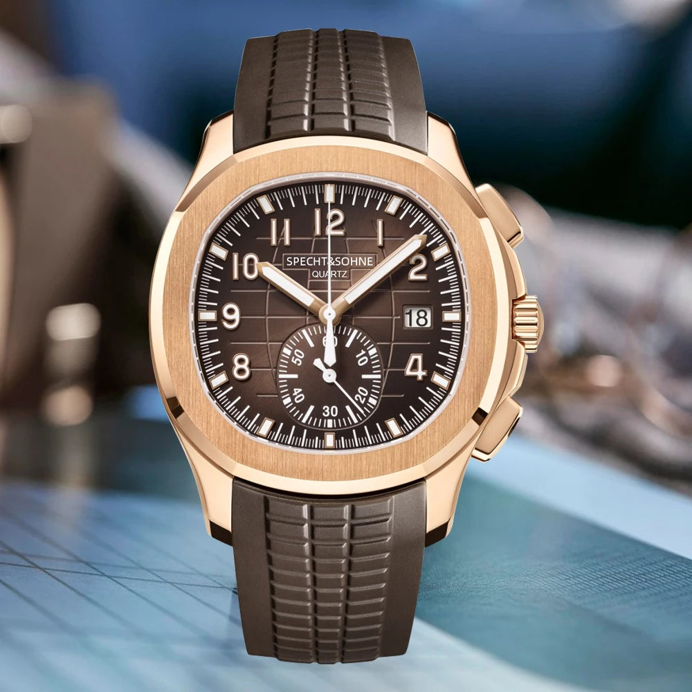 Specht & Sohne - ATLAS - Rubber Strap 42mm Dial