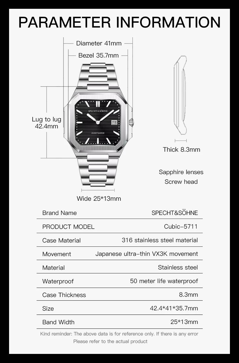 Specht & Söhne - ARGENTO - Ultrathin 37mm Dial