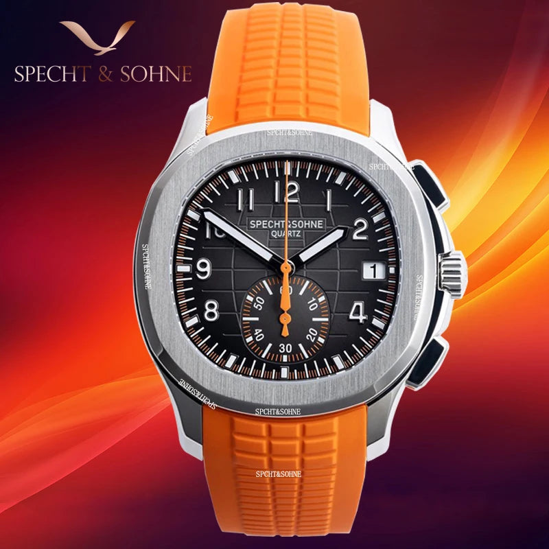 Specht & Sohne - ATLAS - Rubber Strap 42mm Dial