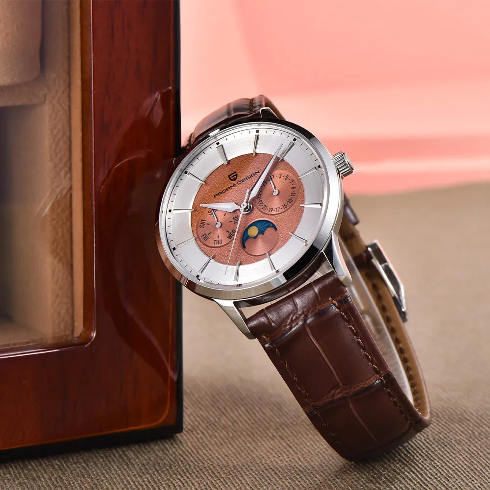 Pagani Design -LUNIVAR - Watch 40mm Dial - Solunar Dial